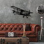 Wallity Aereo-1 Escultura de Pared Negra
